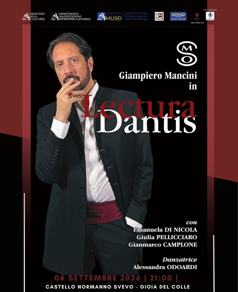 Domenica 6 settembre lo spettacolo \